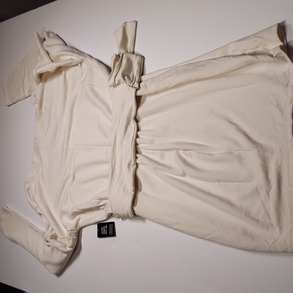 Express Midi Off White  Dress Size M - Picture 9 of 12